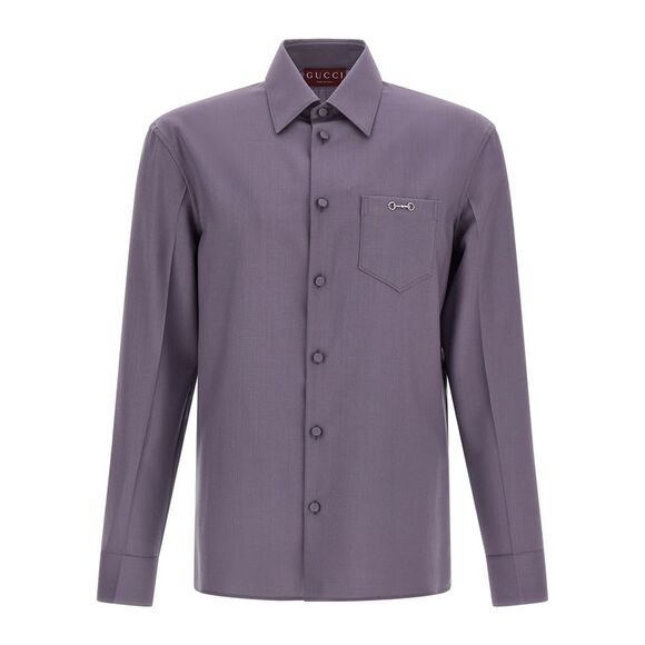 Gucci Men Horsebit Shirt